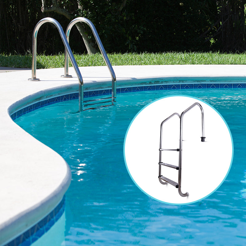 3 - Step Swimming Pool Ladder With Stainless Steel Steps